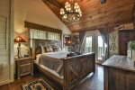 California king bedroom on upper level